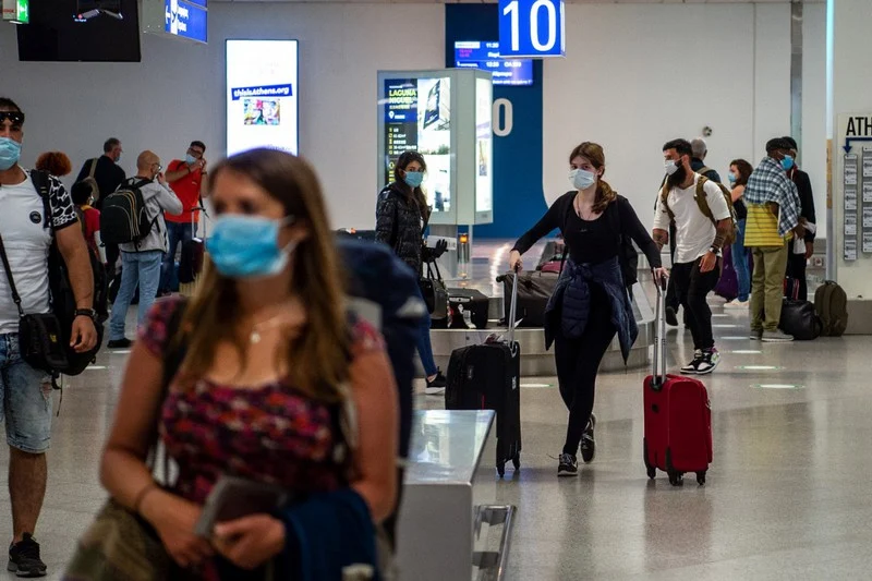 passagers aeroport Pay Bas 1