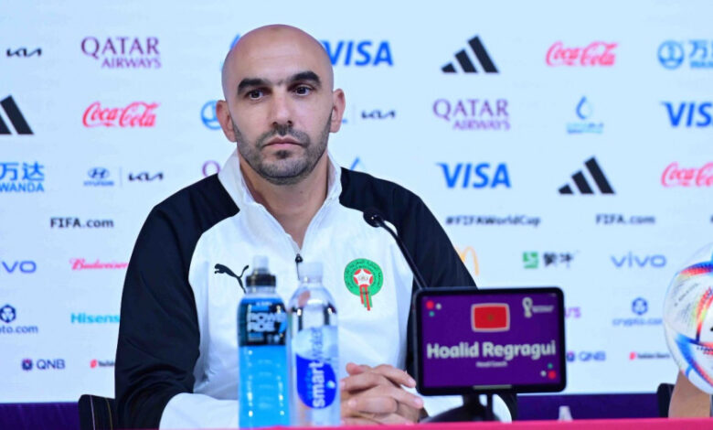 وليد الركراكي: أجواء المنتخب ممتازة وسنقاتل من أجل الفوز غدا - ALMASSAA ALYOUM المساء اليوم وليد الركراكي: أجواء المنتخب ممتازة وسنقاتل من أجل الفوز غدا - ALMASSAA ALYOUM المساء اليوم