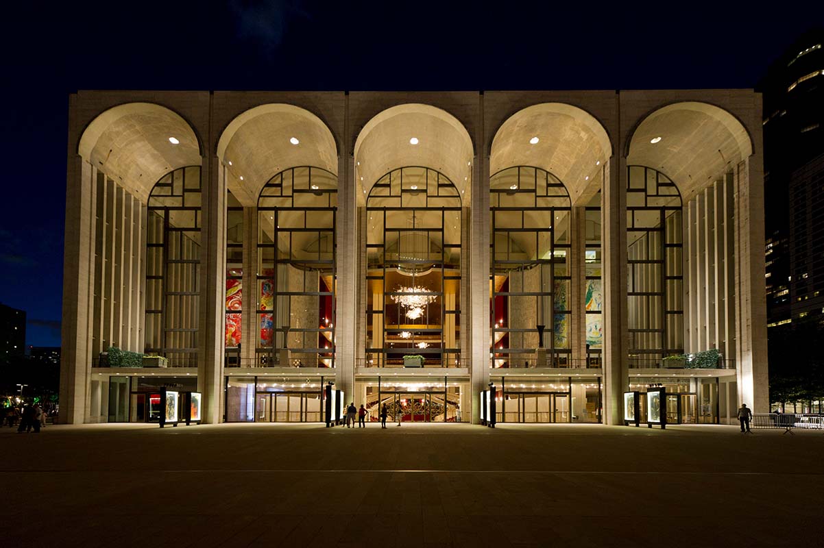 Metropolitan Opera House Lincoln Center Exterior NYC 3 1