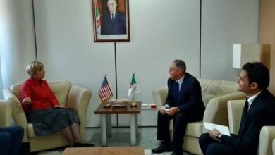 سفيرة أميركا بالجزائر تلتقي مسؤولا جزائريا لثاني مرة بشهرين لمناقشة موضوع الصحراء - ALMASSAA ALYOUM المساء اليوم