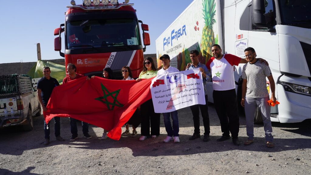 القافلة الثانية لـ”طنجة الكبرى للعمل التربوي والاجتماعي” تصل ولاد برحيل وشيشاوة