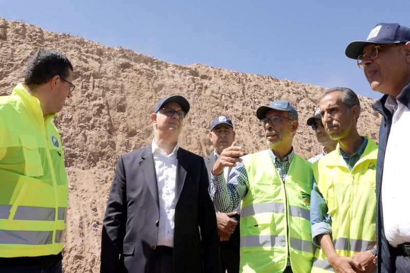 nizar baraka visite travaux route trembelement4