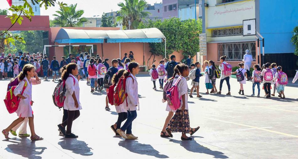 نقل 6000 تلميذ من مناطق الزلزال إلى داخليات مدارس بمراكش