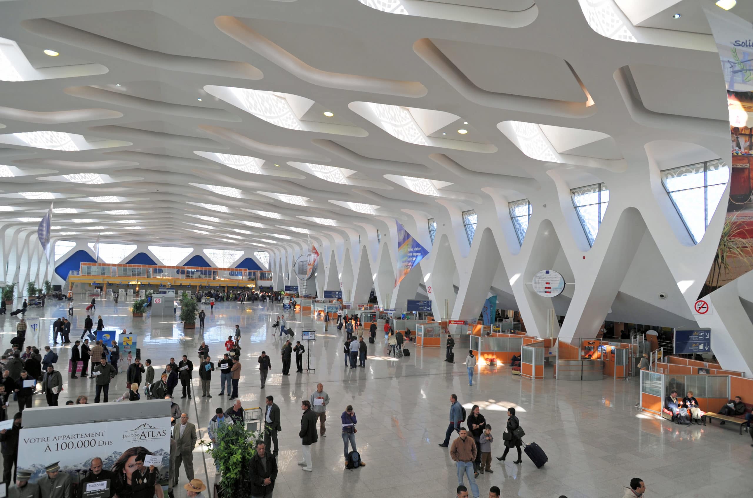 Extension des aeroports de Marrakech Tanger