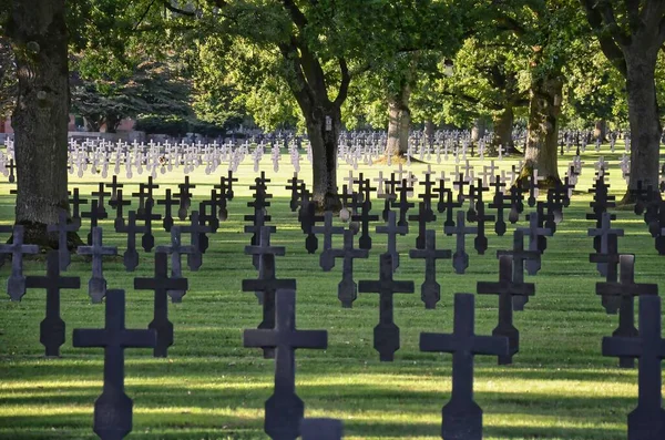 depositphotos 599062724 stock photo german cemetery crosses champagne region